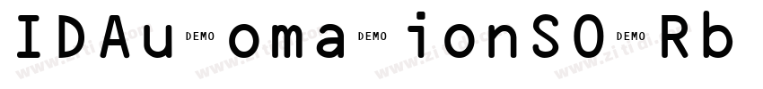 IDAutomationSOCRb De字体转换